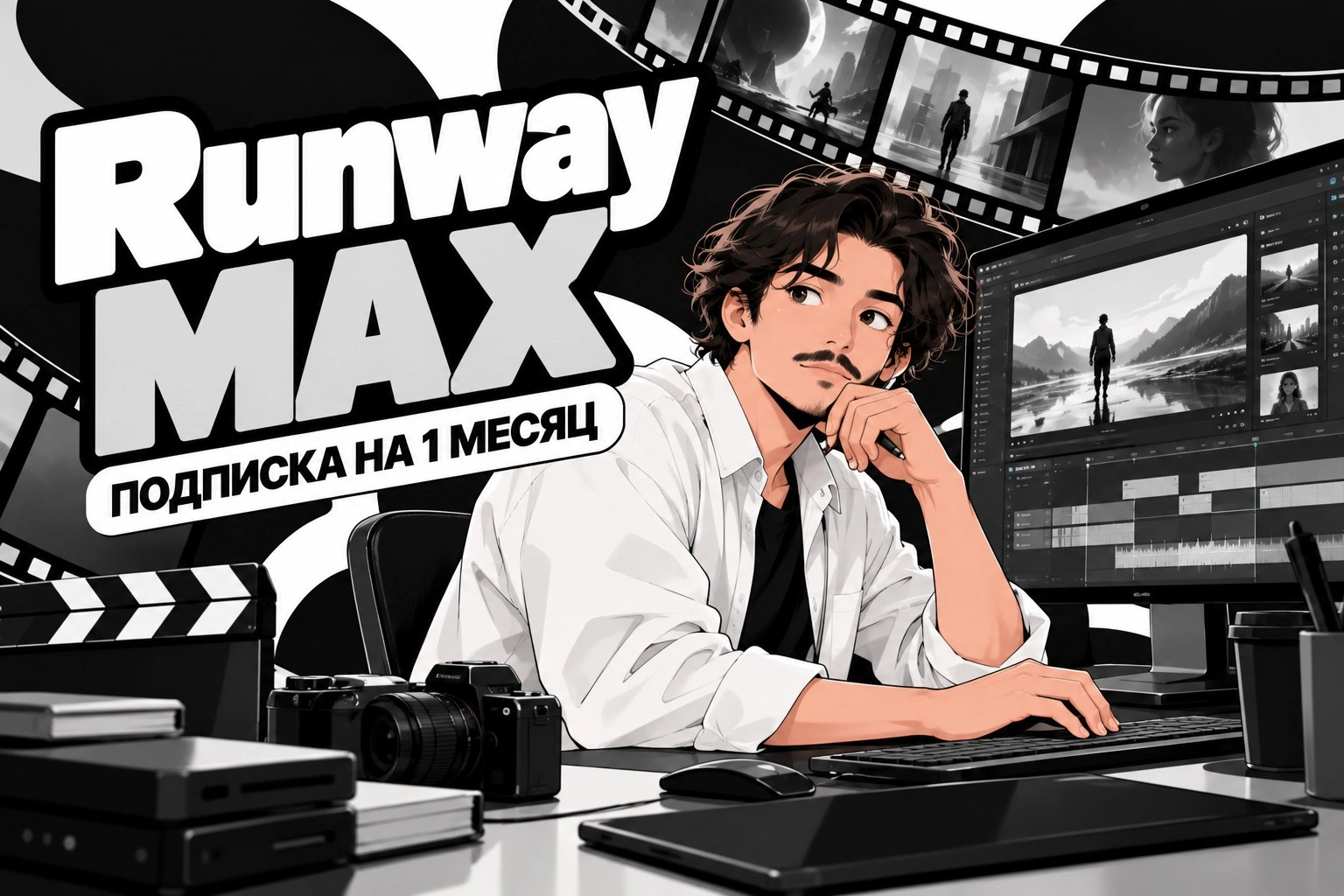 Runway Max на 1 месяц, официальная подписка